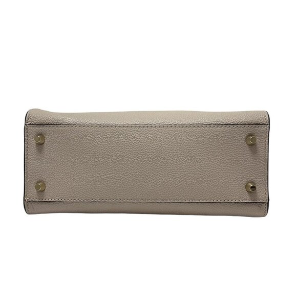 FURLA - Pink Beige Leather Handbag - Picture 5 of 9